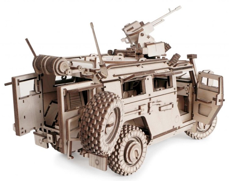 Конструктор из дерева «Бронеавтомобиль», Армия России — картинка 2