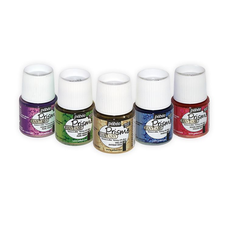 Краска Fantasy Moon с фактурным эффектом PEBEO, цвет: флуоресцентный оранжевый, 45 мл — картинка 2