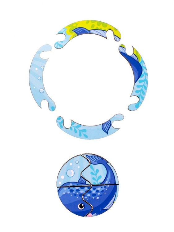 Развивающее пособие из дерева «Собирай-ка. Океан» — картинка 6