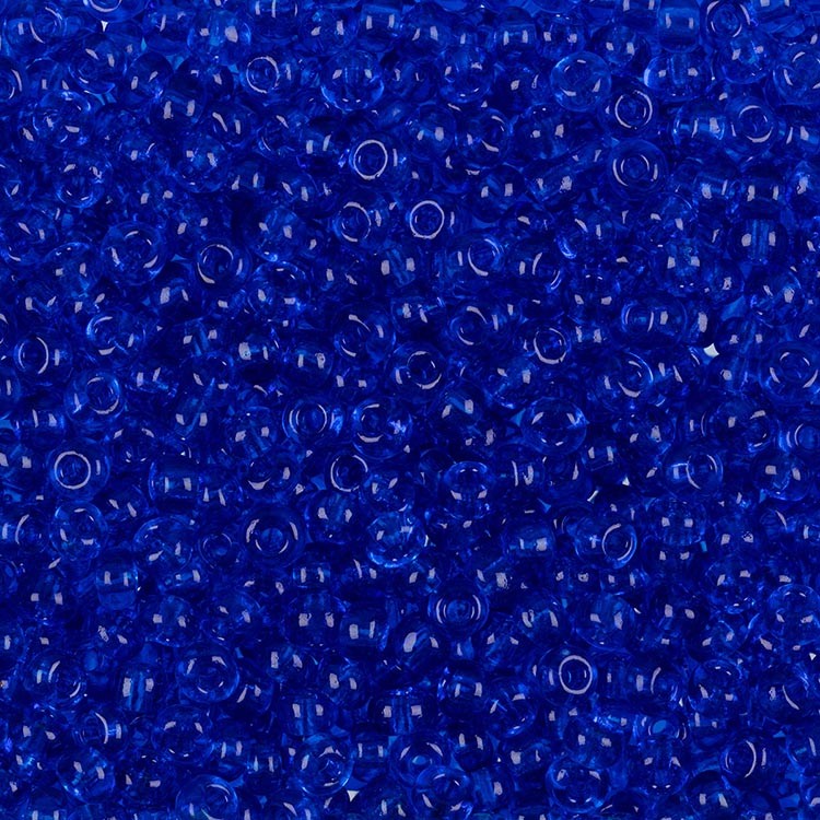 Бисер Чехия круглый 311-19001 3,4 мм 07/0, 50 г, цвет: 60300 синий