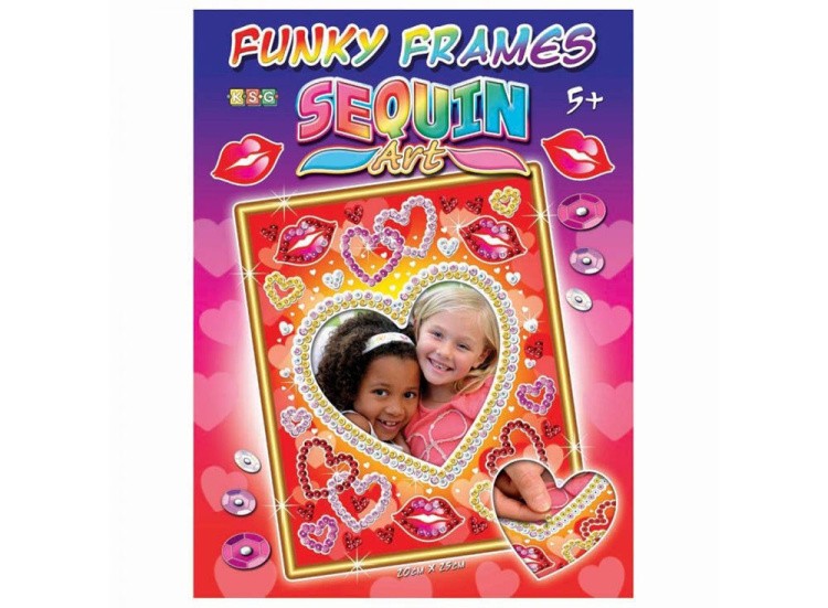 Рамка из пайеток «Сердце» — картинка 2