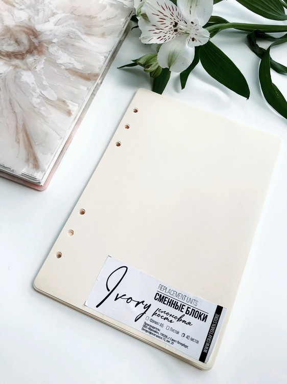 Сменный блок, Color Set Clear, 40 листов, А5 — картинка 4