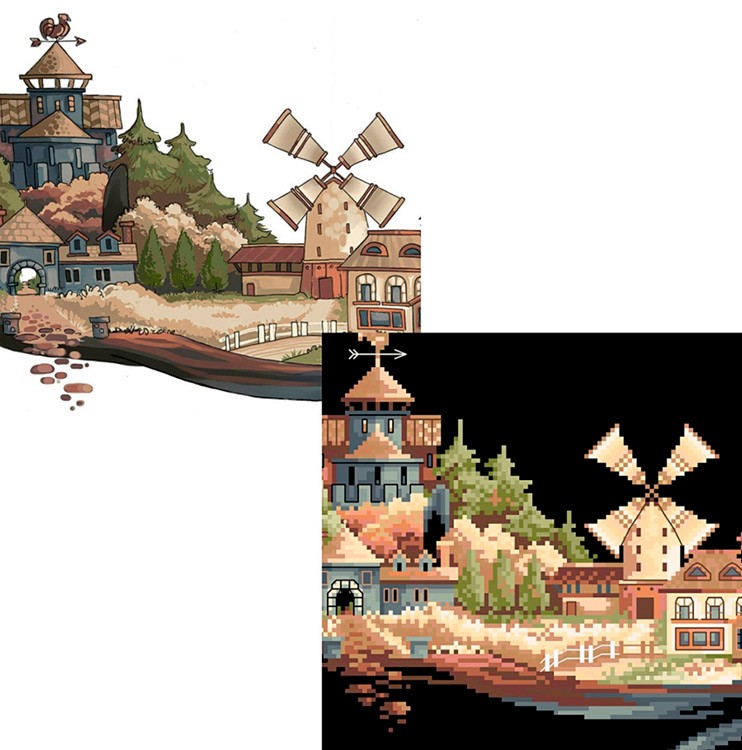 Набор для вышивания «Оленьи угодья» — картинка 2