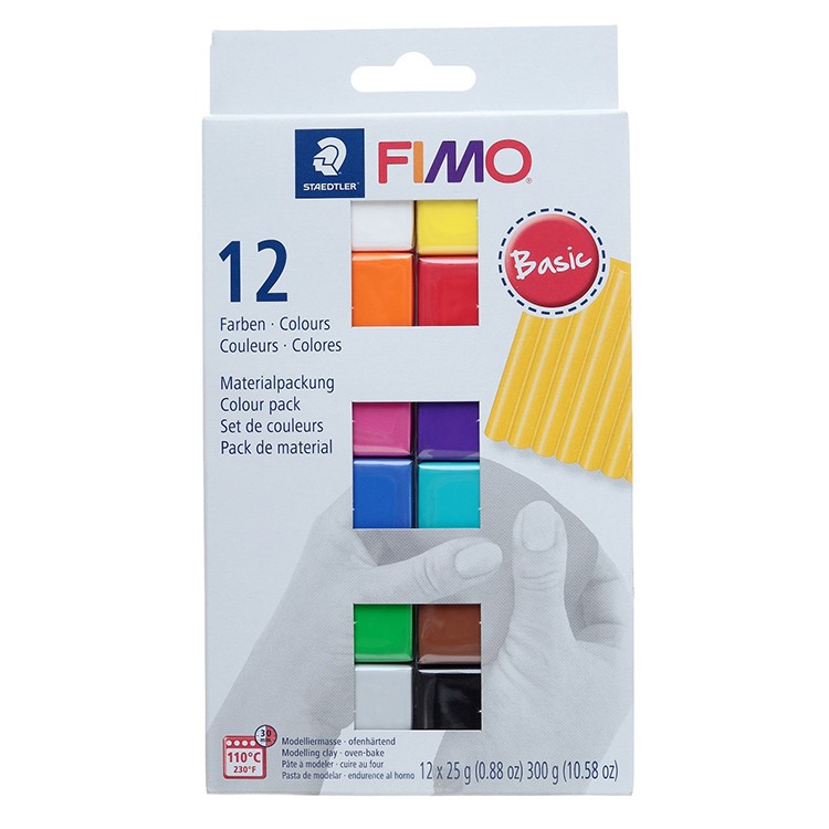 FIMO soft базовый комплект из 12-ти блоков по 25 г — картинка 2