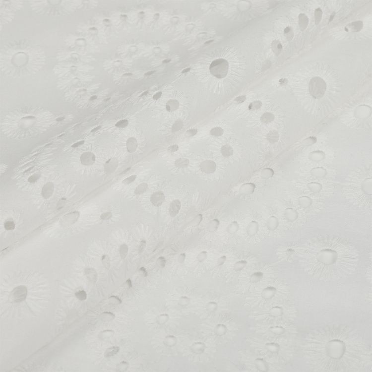 Ткань шитье, 10 м x 150 см, 100 г/м², цвет: белый, TBY — картинка 5