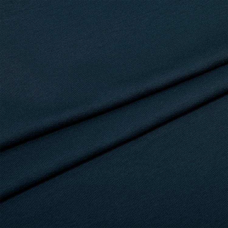 Ткань трикотаж Футер 2х нитка, петля, с лайкрой, 6 м, ширина 180 см, 230 г/м2, пенье, цвет: темный петроль, TBY — картинка 3