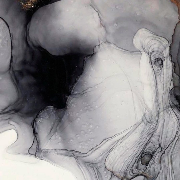 Алкогольные чернила черные 15 мл, Kamenskaya Ink — картинка 2