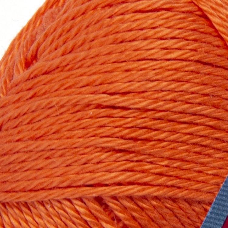 Пряжа YarnArt Luxor (Луксор гиза коттон) (1223), яркий абрикос, 10 шт. по 50 г — картинка 2