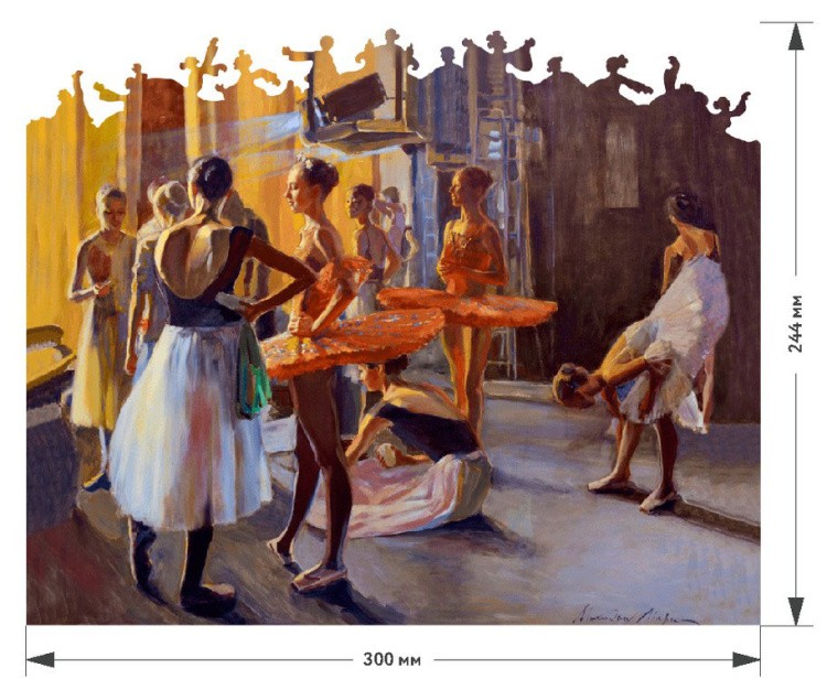 Деревянные пазлы DAVICI «За сценой» — картинка 2