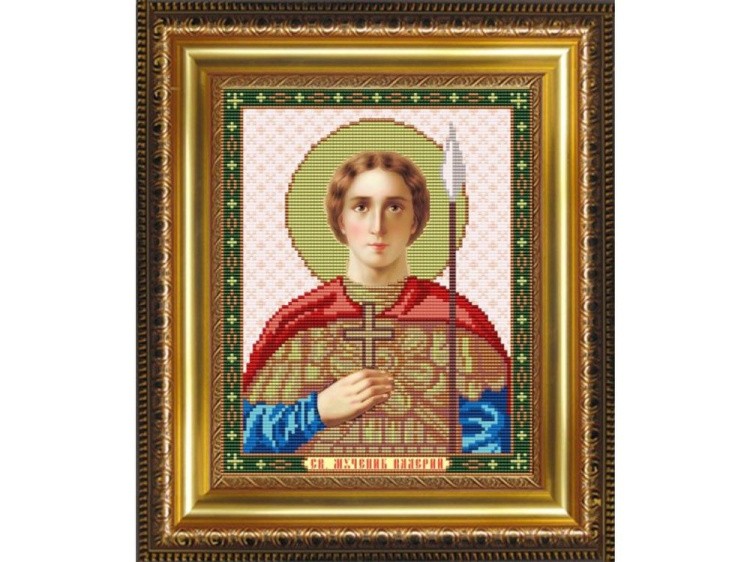 Рисунок на ткани «Святой Мученик Валерий»