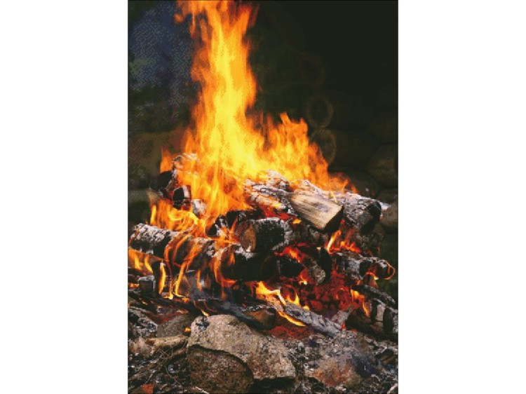 Алмазная вышивка «Огонь» — картинка 2