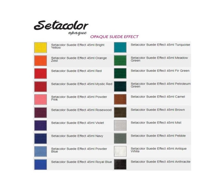 Краска для темных и светлых тканей с эффектом замши Setacolor, цвет: розовый пудровый, 45 мл, Pebeo — картинка 6