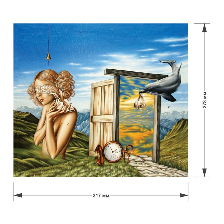 Деревянные пазлы DAVICI «Цветок в душе» — картинка 2