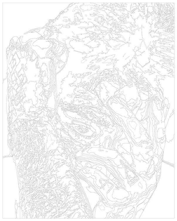 Картина по номерам «Рок и рэп андеграунд музыкант Кишлак 19» — картинка 3