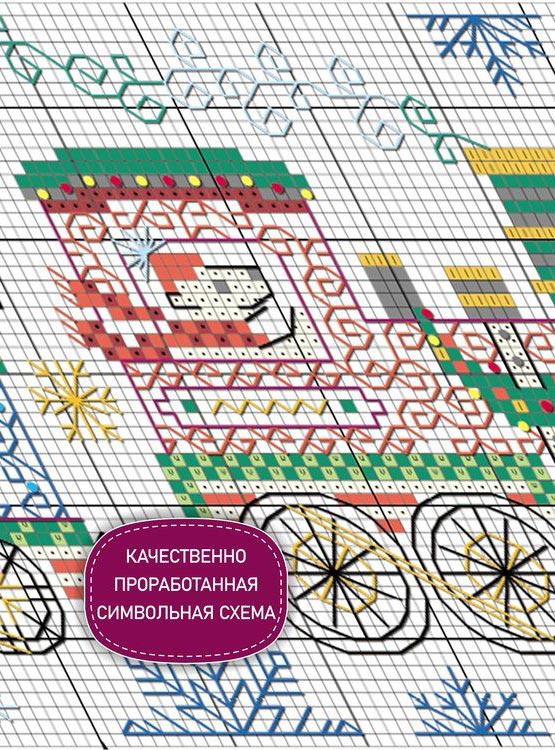 Набор для вышивания «Новогодний поезд» — картинка 4