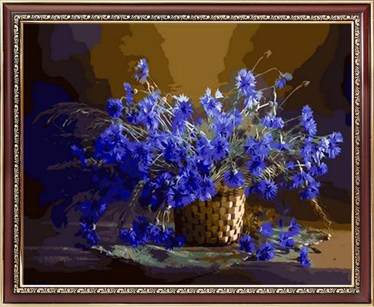 Картина по номерам «Синие великолепие» — картинка 5
