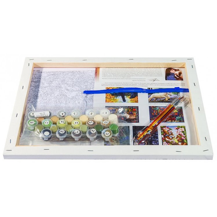 Картина по номерам «Выгодная позиция» — картинка 3