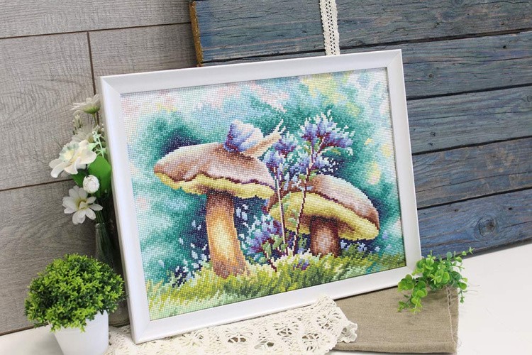 Алмазная вышивка «В летнем лесу» — картинка 3