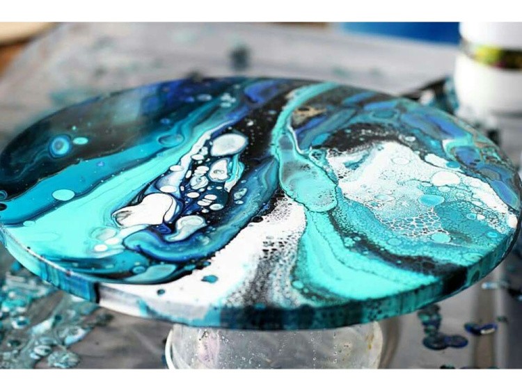 Набор для рисования жидким акрилом Fluid Art, ResinArt — картинка 8