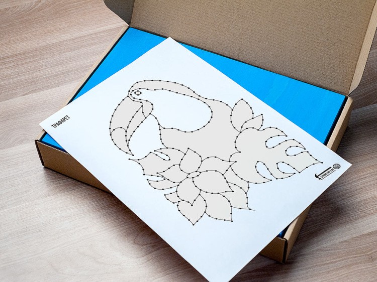 Набор для творчества STRING ART «Тукан» — картинка 2