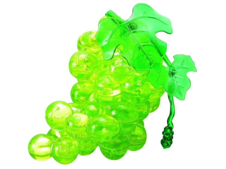 3D Головоломка «Виноград зеленый», Crystal Puzzle — картинка 4