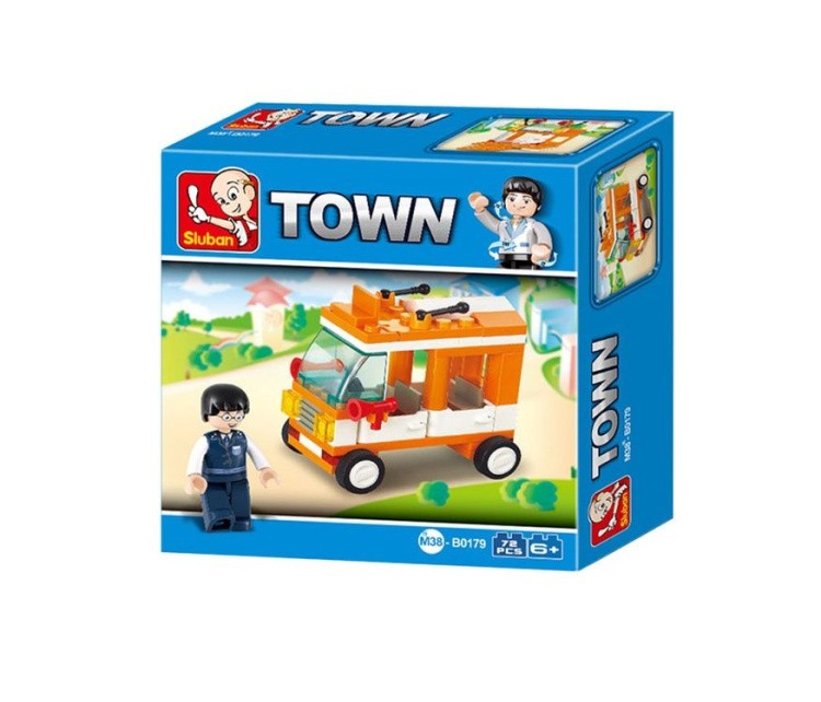 Конструктор «Город. Автобус», 72 детали — картинка 2