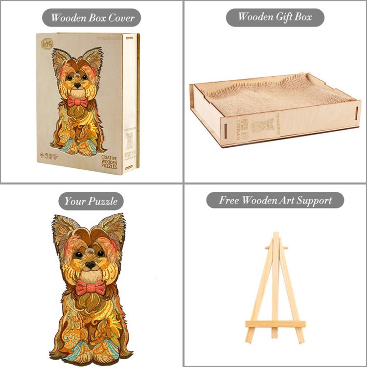Деревянные пазлы «Йоркширский Терьер L», Woodbests — картинка 6