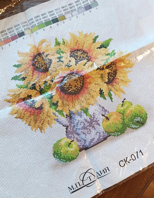 Рисунок на ткани «Подсолнечное настроение» — картинка 2