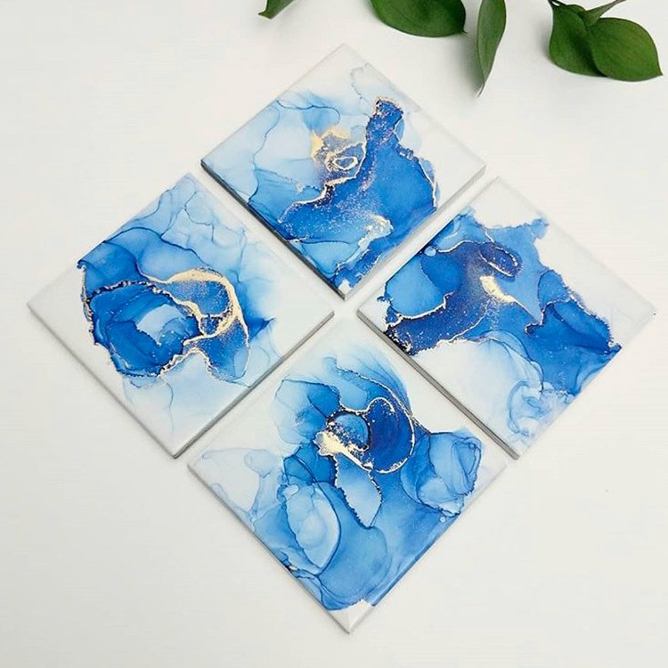 Алкогольные чернила metallic Gold (золото), Art Blong — картинка 4