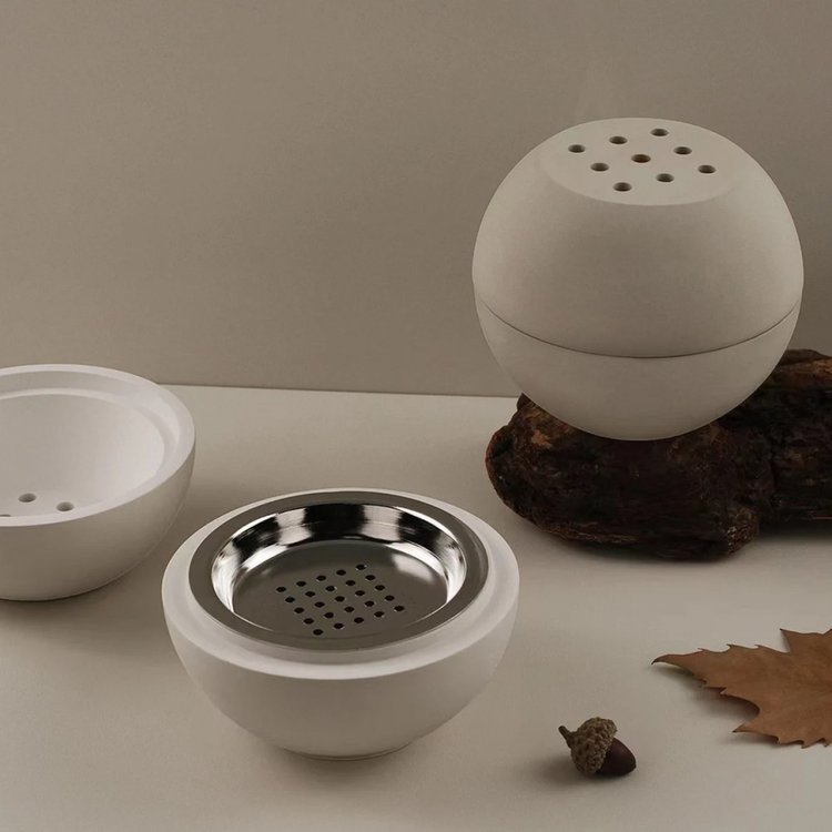 Силиконовый молд - Курильница/подставка под конусные благовония, d10,7см, 1 шт. — картинка 10