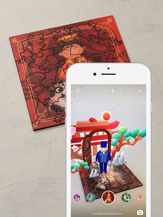 Интерактивные деревянные пазлы Mr.Puzz «Китайский Император» — картинка 5