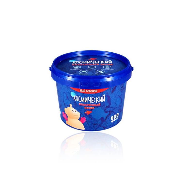Космический пластичный песок Розовый 0.5 кг — картинка 6