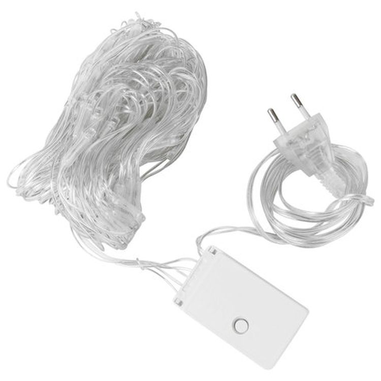 Электрогирлянда светодиодная «Сеть», 120 ламп, 1,5х1 м, цвет: теплый белый — картинка 4