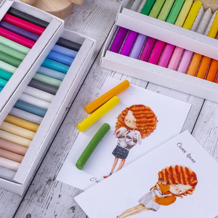 Пастель сухая художественная 72 цв., круглое сечение, BRAUBERG ART DEBUT — картинка 11