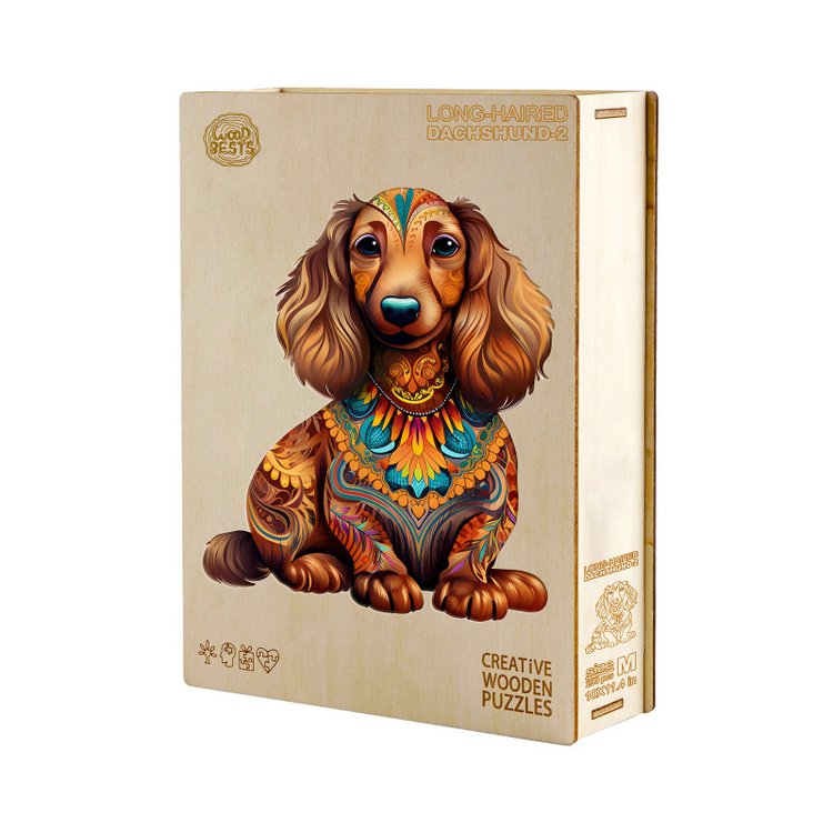 Деревянные пазлы «Милая Такса M», Woodbests — картинка 5
