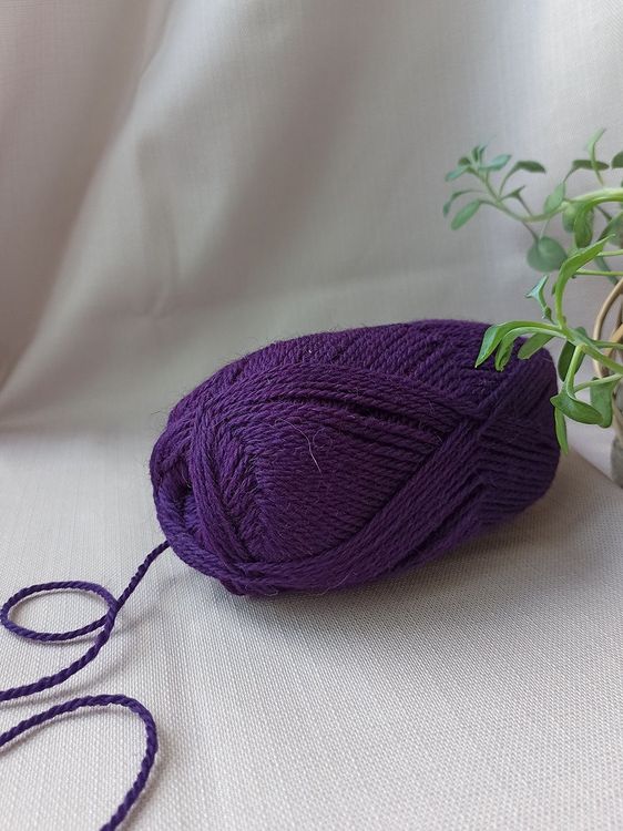 Пряжа Камтекс Аргентинская шерсть (182), слива, 5 шт. по 100 г — картинка 3