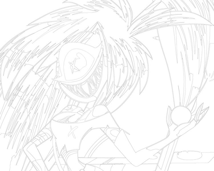 Картина по номерам «Отель Хазбин (Харбин): Черри Бомб 40x50» — картинка 3