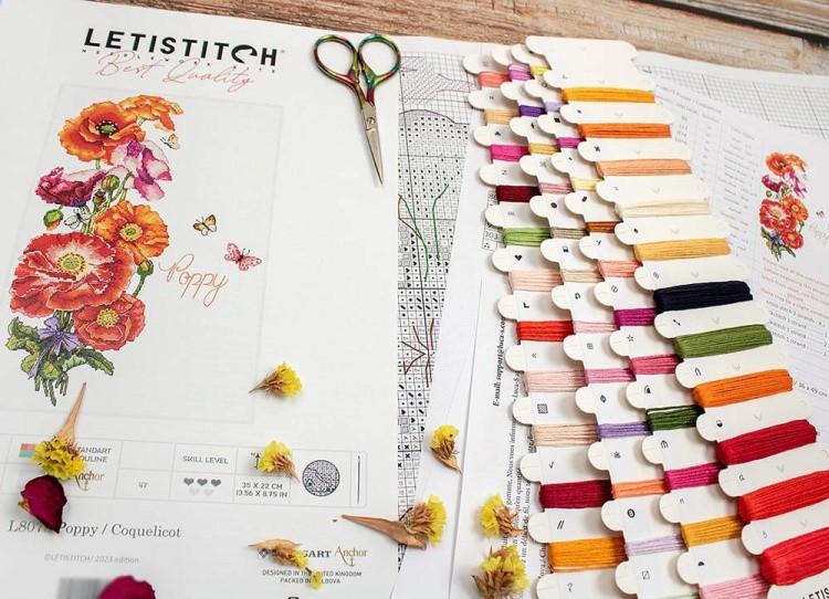 Набор для вышивания «Poppy (Мак)» — картинка 4