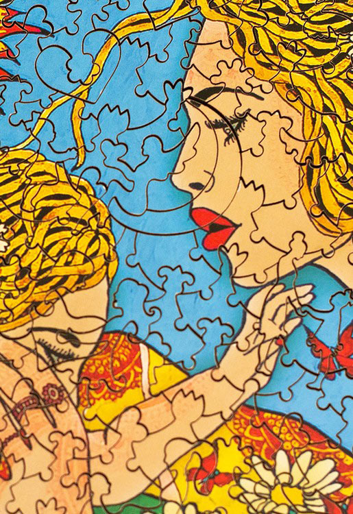 Деревянные пазлы DAVICI «Моему дитя (двусторонние)» — картинка 4