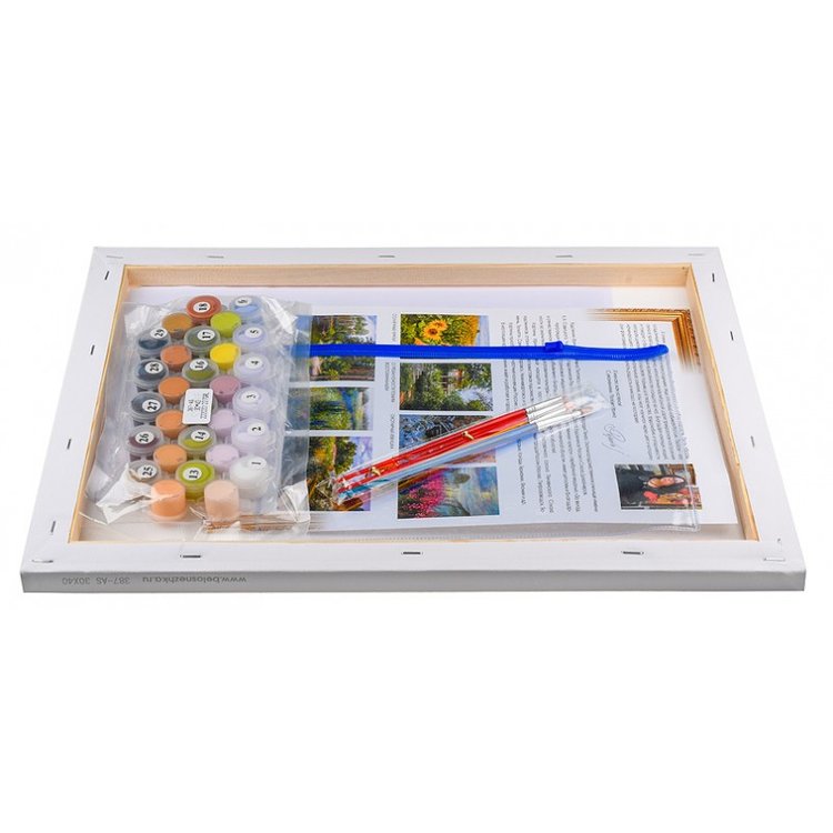 Картина по номерам «Дорога детства» — картинка 3