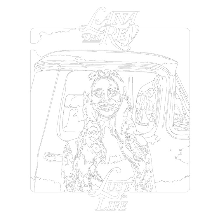 Картина по номерам «Lana Del Rey Лана Дель Рей: обложка» — картинка 3