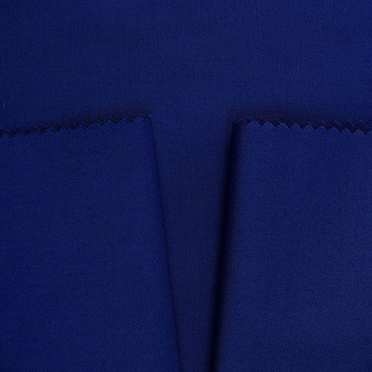 Ткань Поплин стрейч, 1 м х 150 см, 125 г/м², цвет: синий, TBY — картинка 3