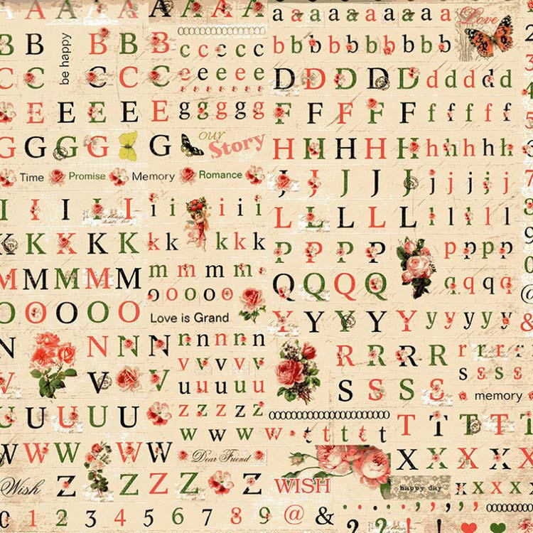 Набор бумаги «Вальс цветов» — картинка 22