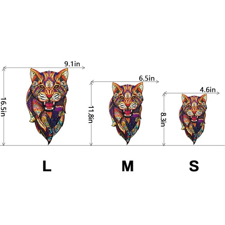 Деревянные пазлы «Африканский Леопард L», Woodbests — картинка 3