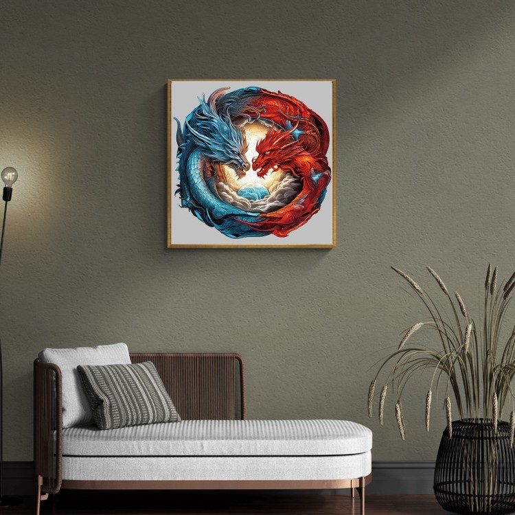 Деревянные пазлы «Огонь и вода M», Woodbests — картинка 8