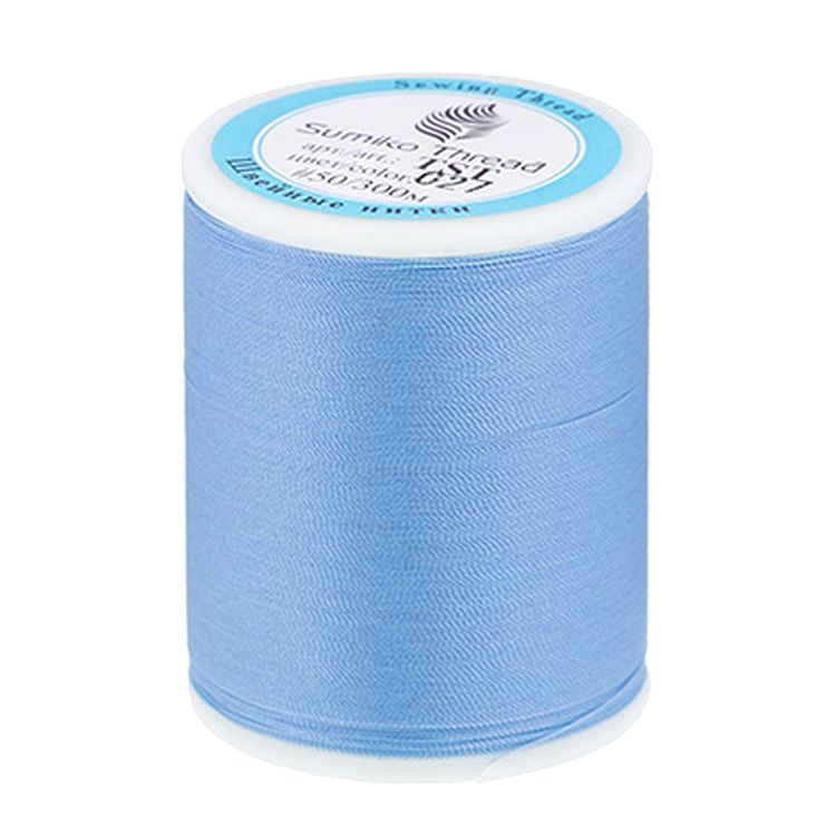 Нитки для трикотажных тканей, 1 шт., 100% нейлон, 328 я, 300 м, цвет: №027 голубой, SumikoThread