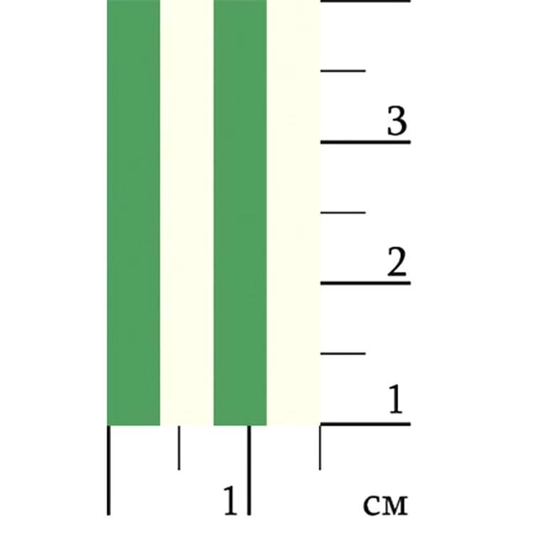 Ткань для пэчворка «БАБУШКИН СУНДУЧОК», 50x55 см, 140 г/м2, 100% хлопок, цвет: БС-22 полоска, ярко-зеленый, Peppy — картинка 2