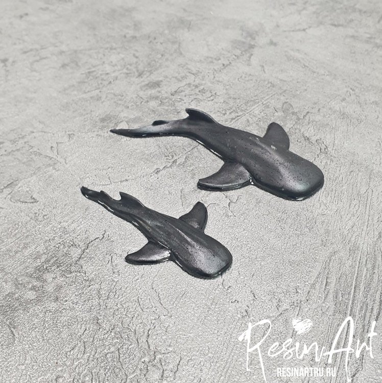 Китовая акула 3D small - Силиконовый молд, ResinArt — картинка 2