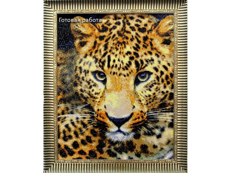 Алмазная вышивка «Леопард» — картинка 3