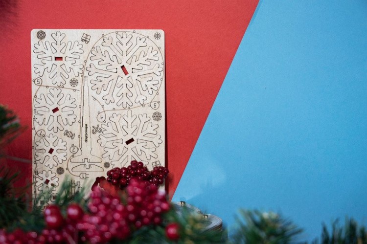 Конструктор из дерева «Маленькая елочка», UNIWOOD — картинка 5